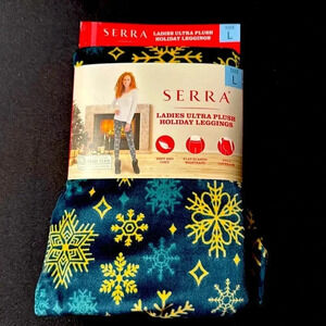 Serra Ladies Ultra Plush Holidayy Leggings (NWT)